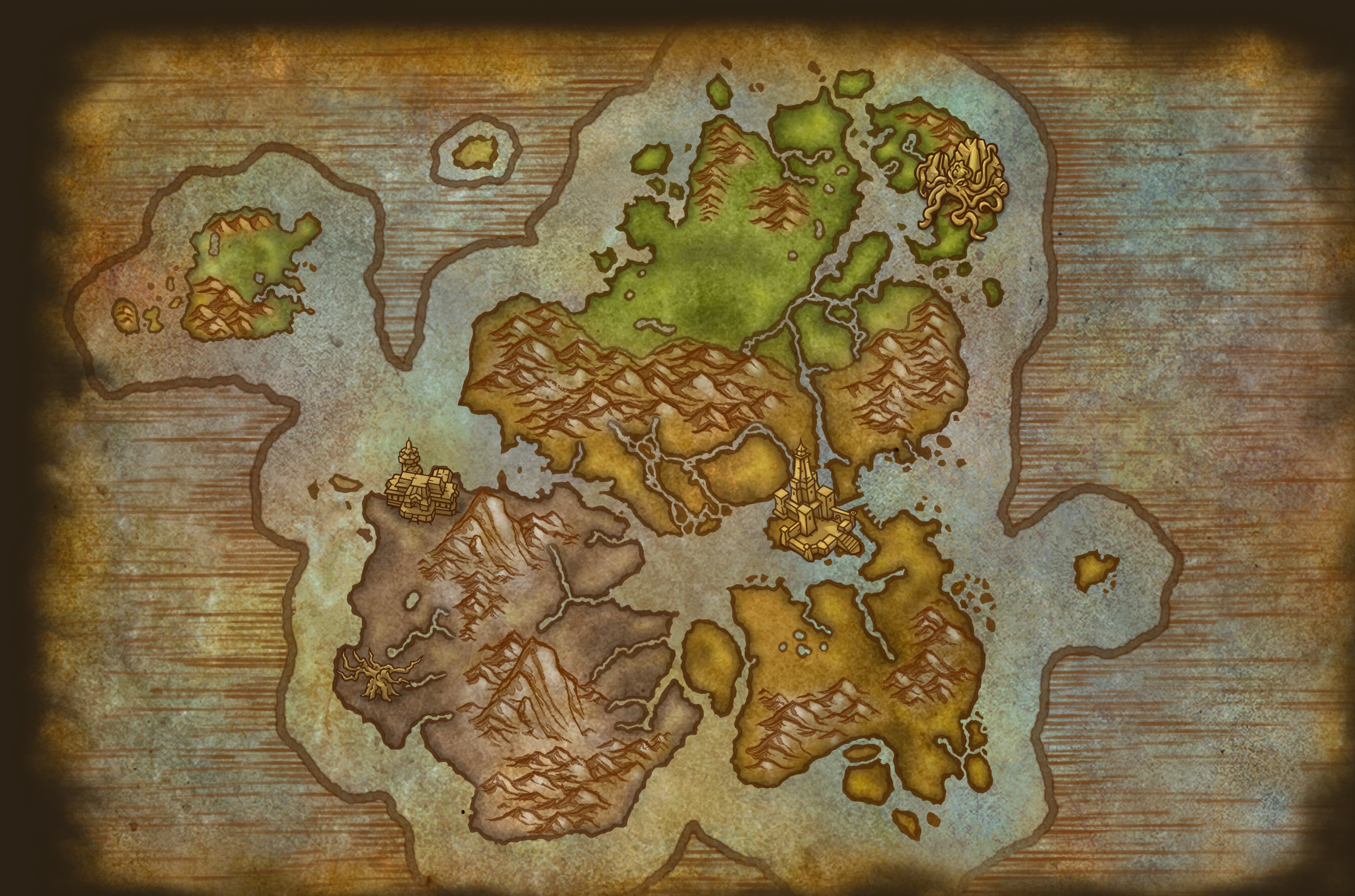 Kul Tiras map