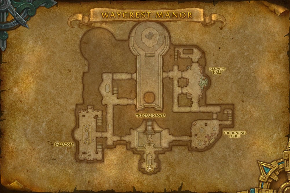 Waycrest Manor map