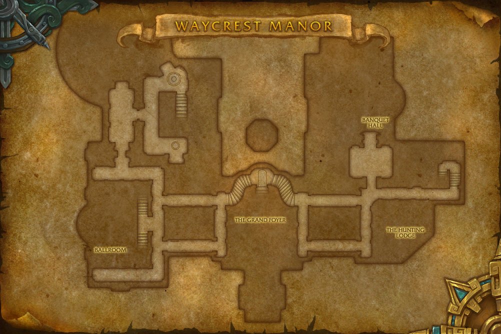 Waycrest Manor map