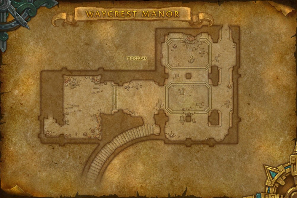 Waycrest Manor map