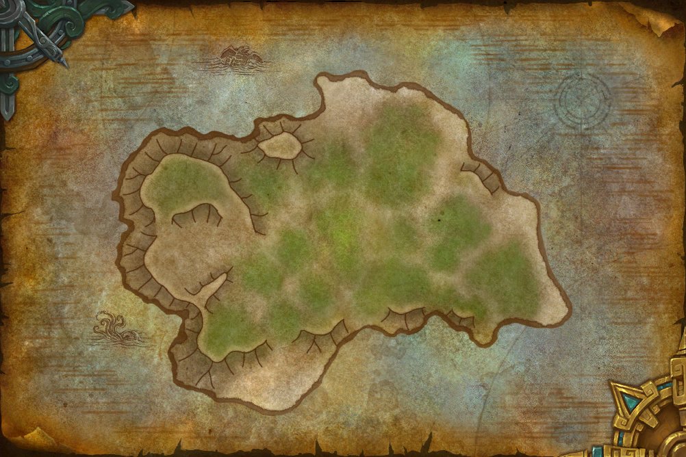 Uncharted Island map