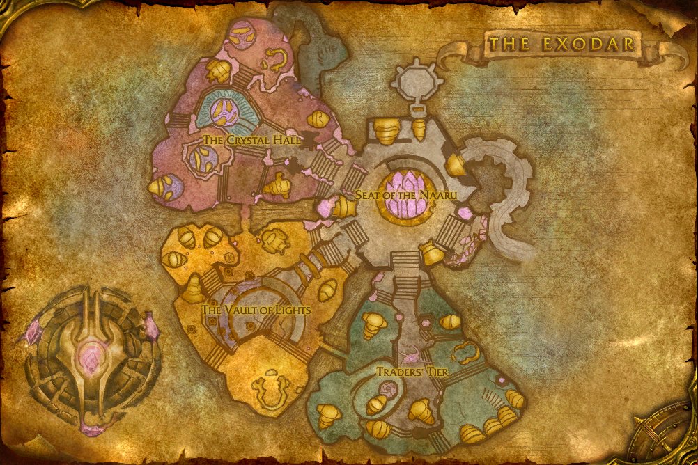 The Exodar map
