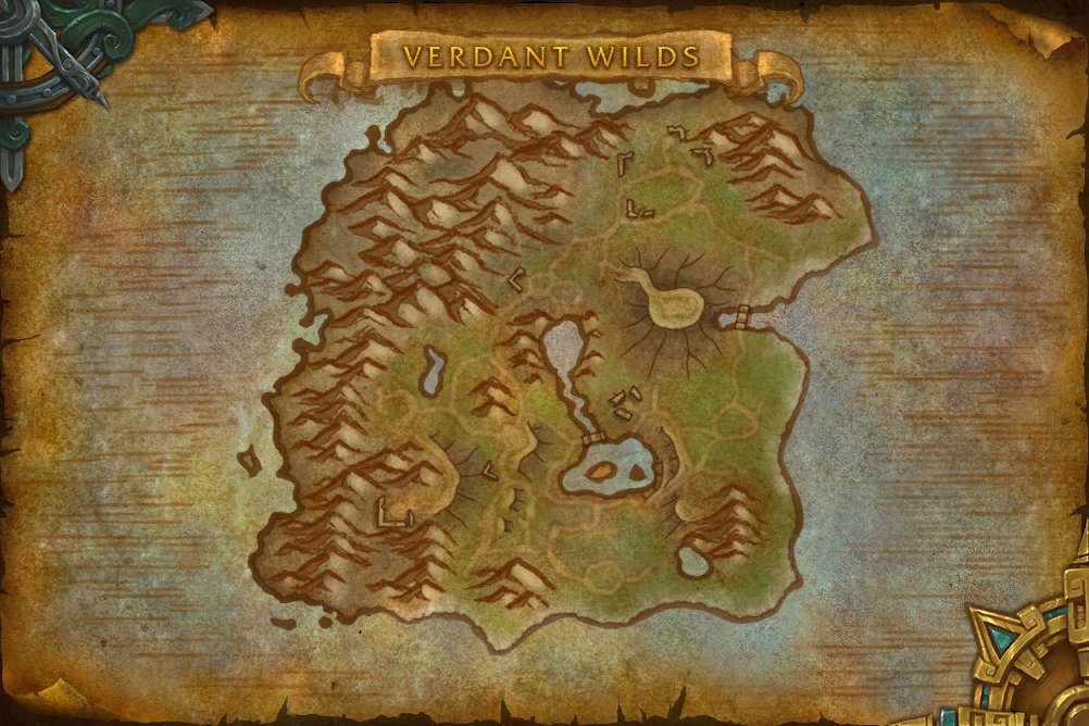 Verdant Wilds map