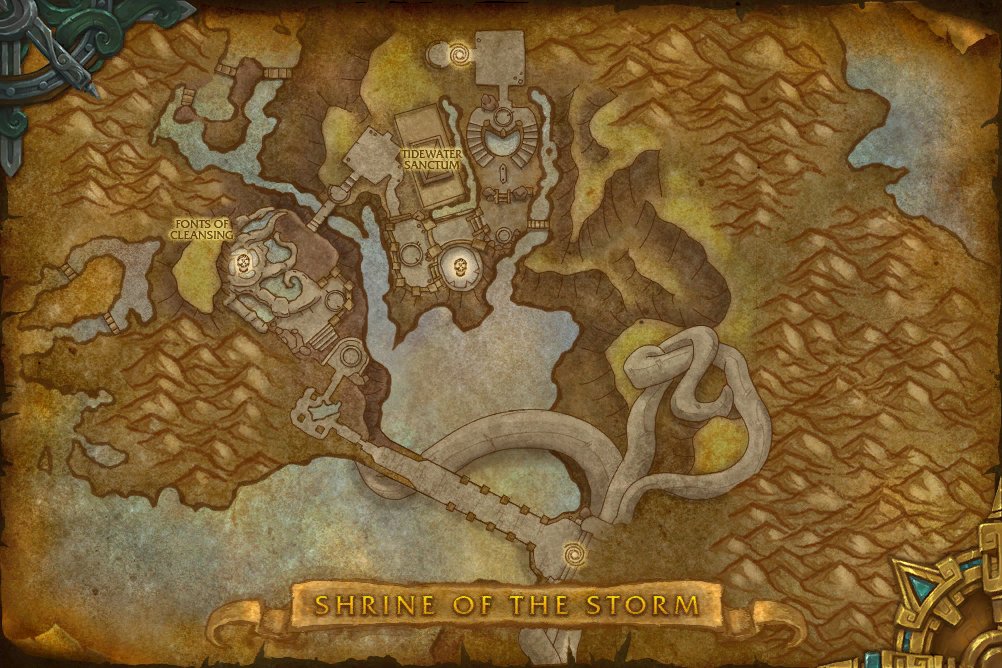 Shrine of the Storm map