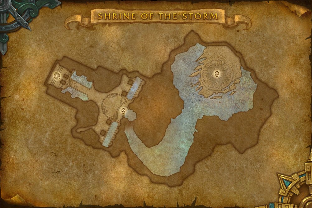 Shrine of the Storm map