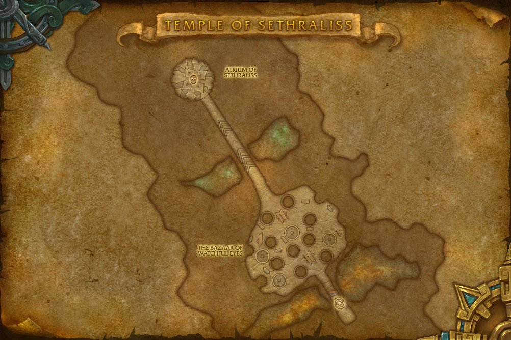 Temple of Sethraliss map