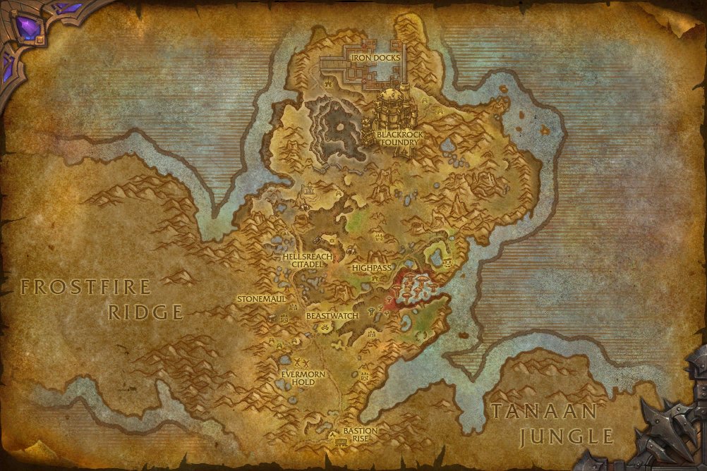 Gorgrond - Mag'har Scenario map