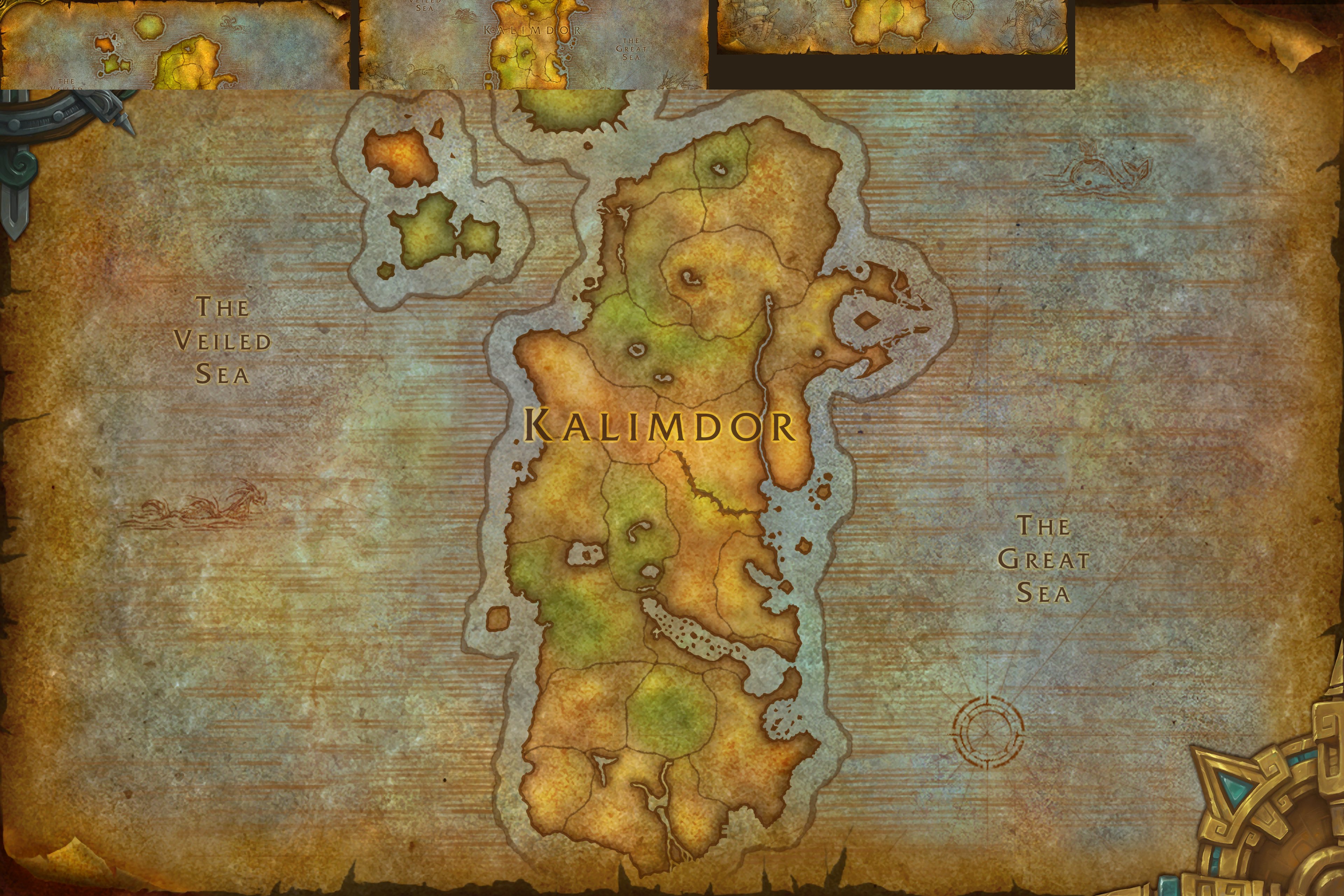 Kalimdor map