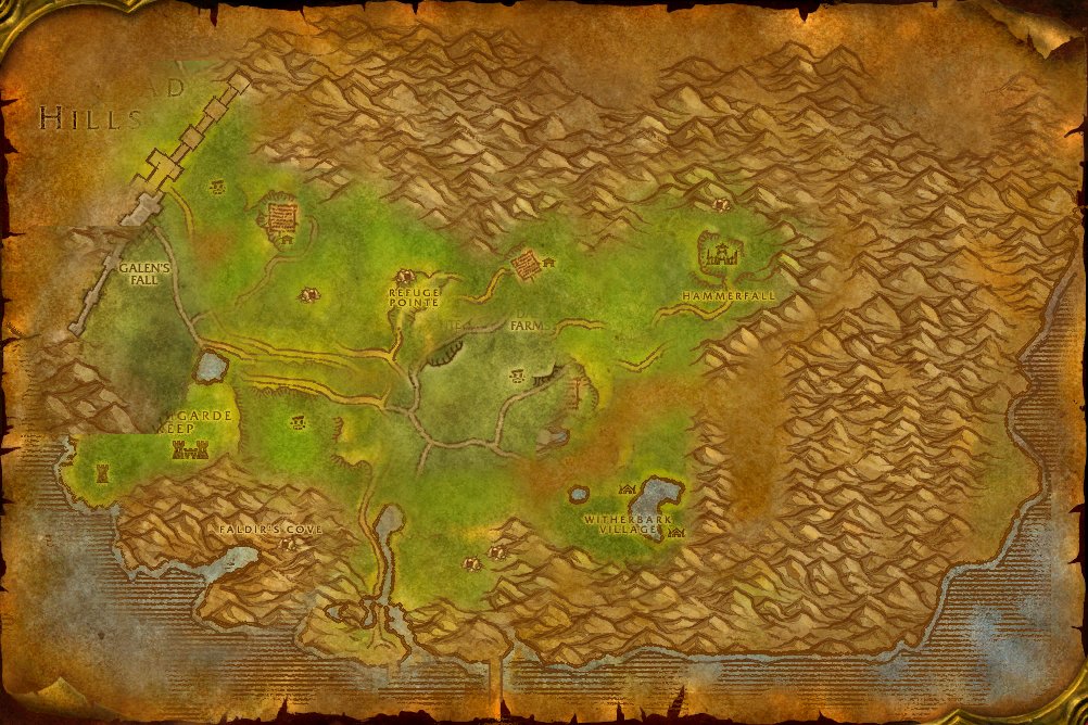 Arathi Highlands map