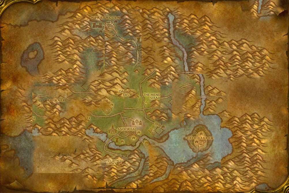 Western Plaguelands map
