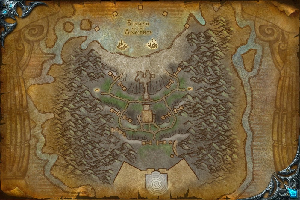 Strand of the Ancients map
