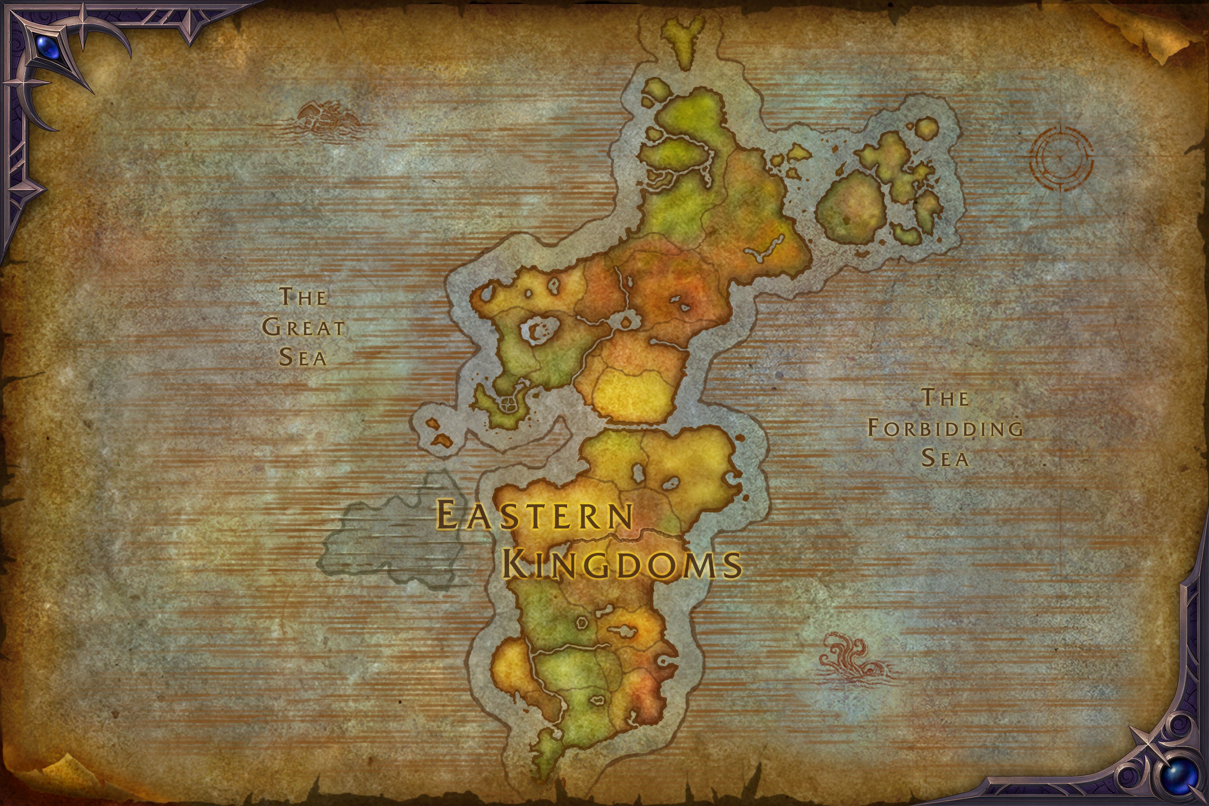 Eastern Kingdoms map