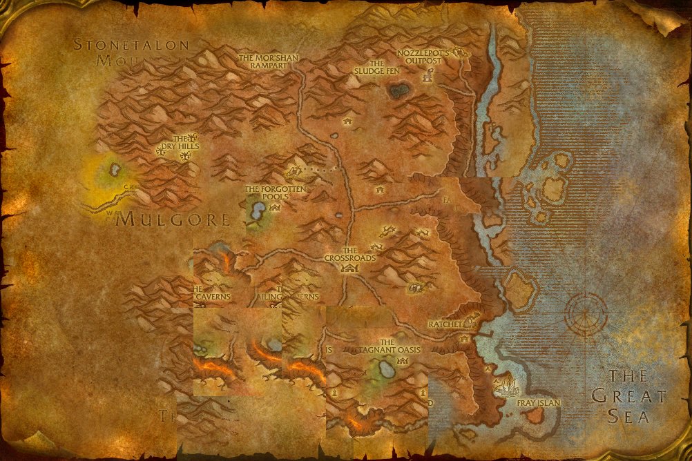 Northern Barrens map