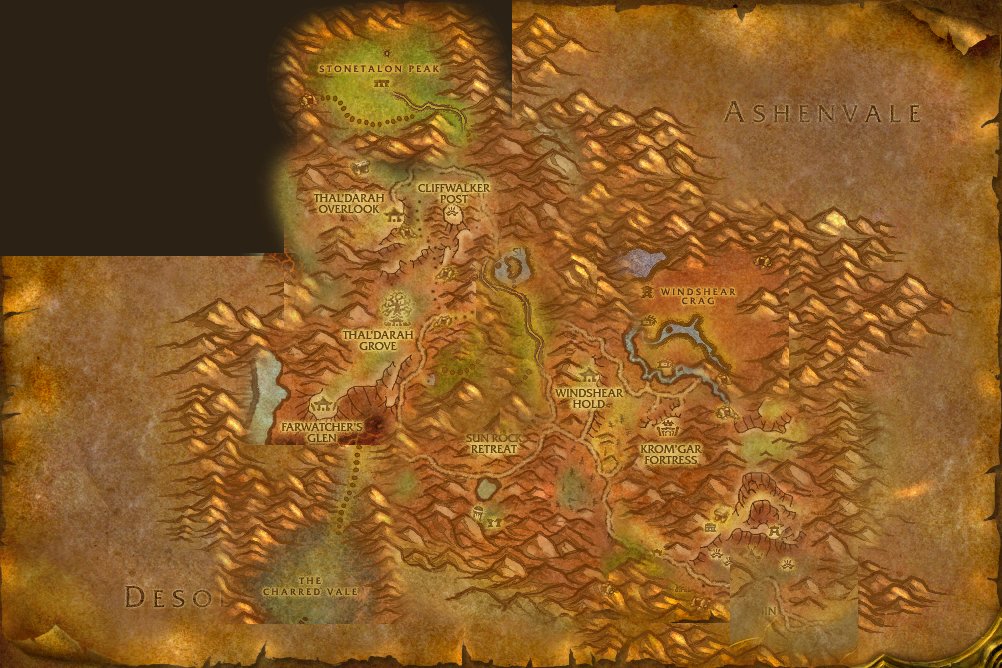 Stonetalon Mountains map