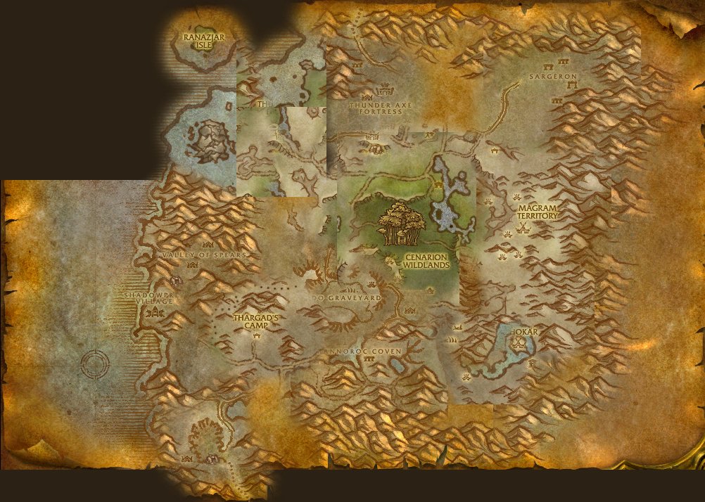 Desolace map