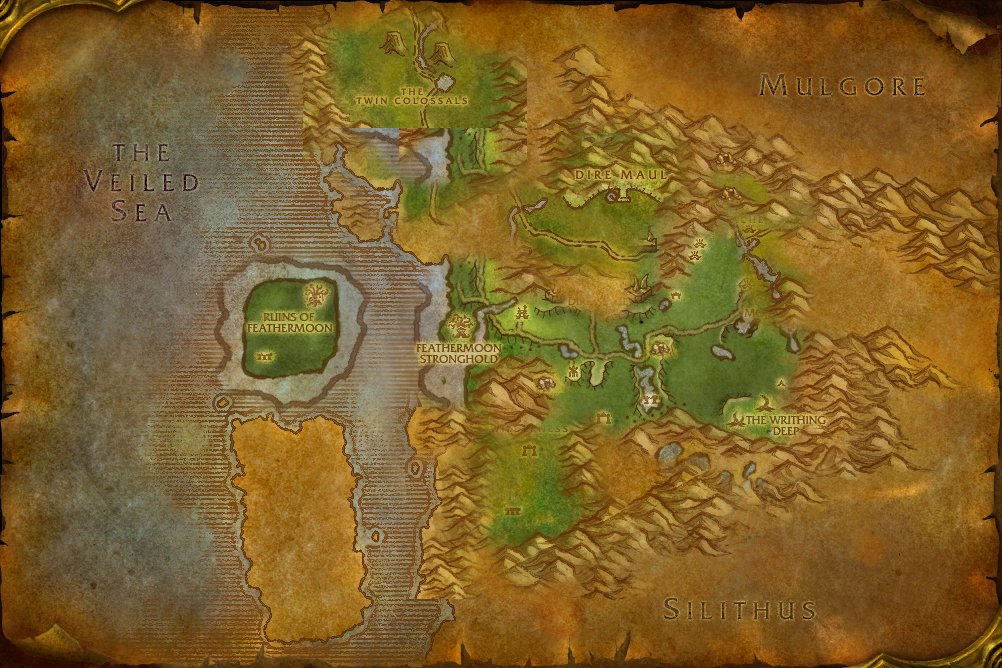 Feralas map