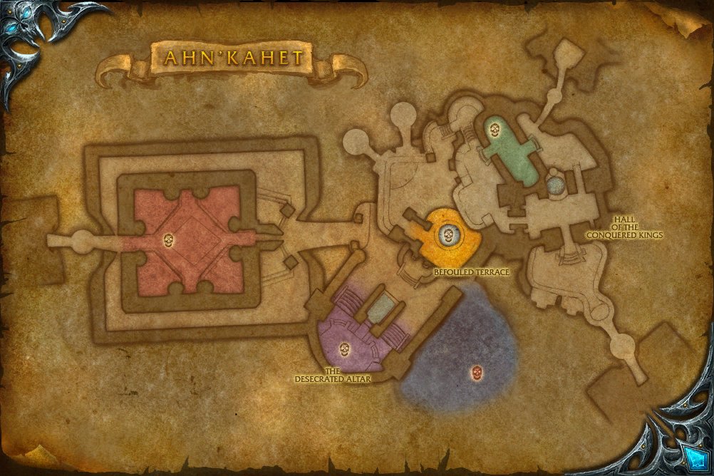 Ahn'kahet: The Old Kingdom map