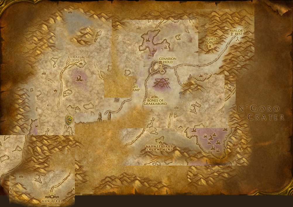 Silithus map