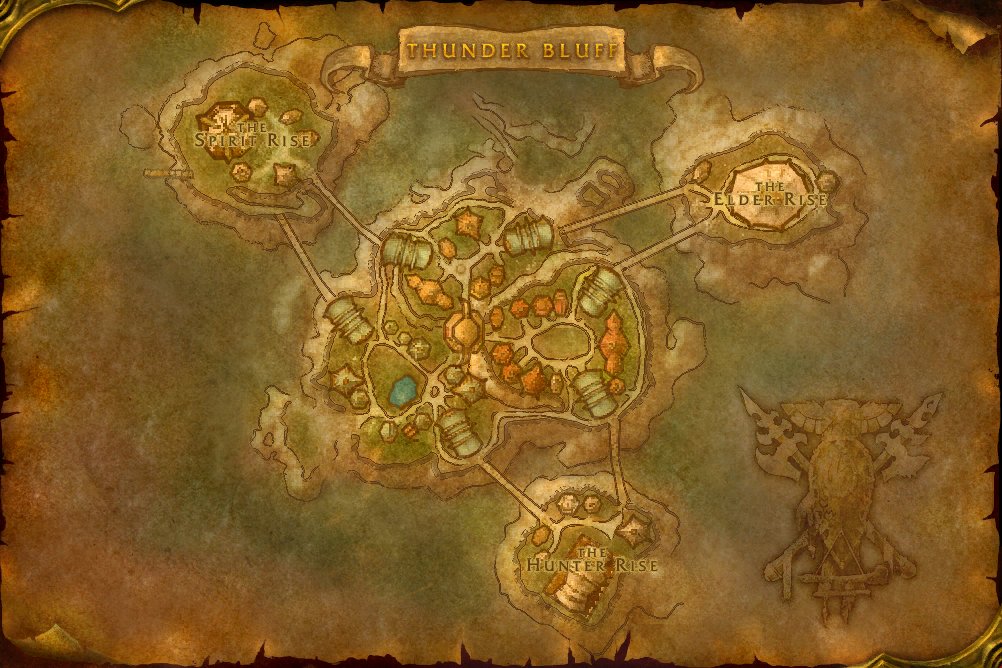 Thunder Bluff map