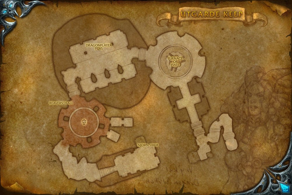 Utgarde Keep map