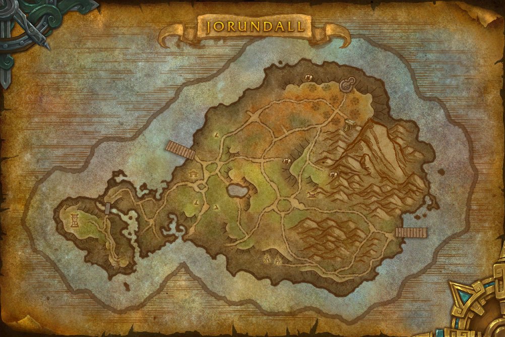 Jorundall map