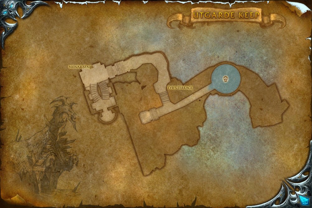 Utgarde Keep map