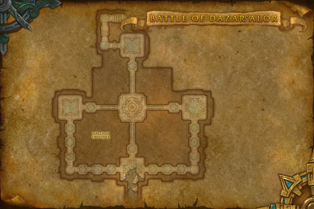 Battle of Dazar'alor map