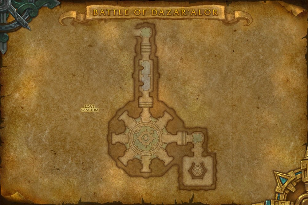 Battle of Dazar'alor map