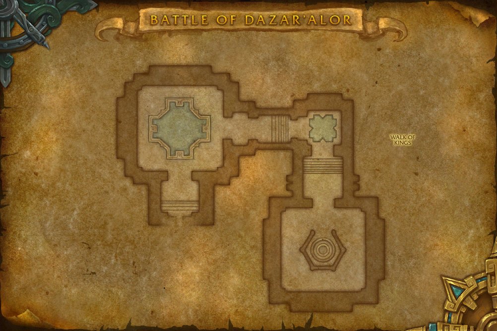 Battle of Dazar'alor map