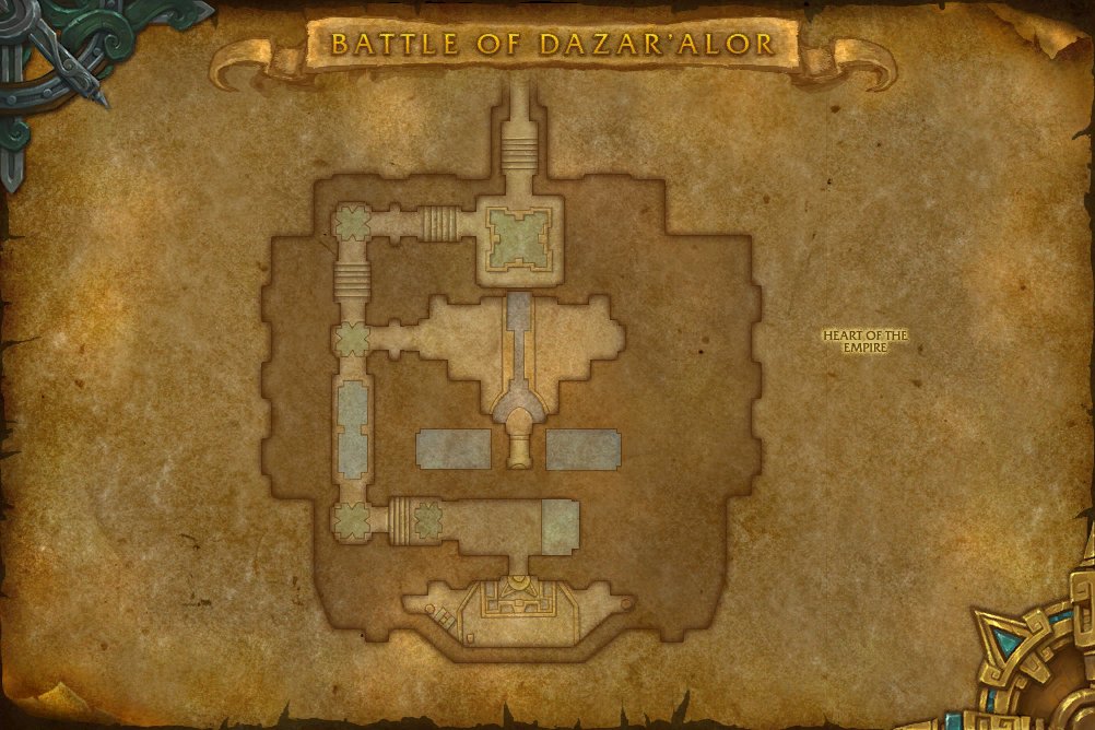 Battle of Dazar'alor map