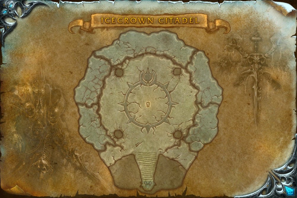 Icecrown Citadel map