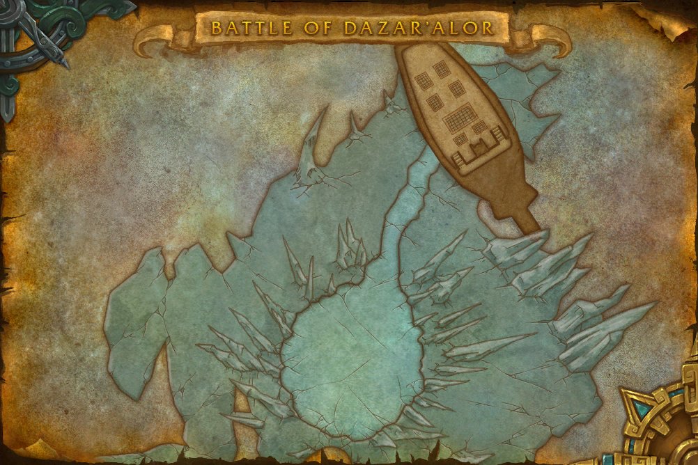 Battle of Dazar'alor map