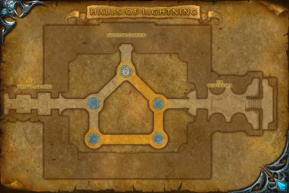 Halls of Lightning map