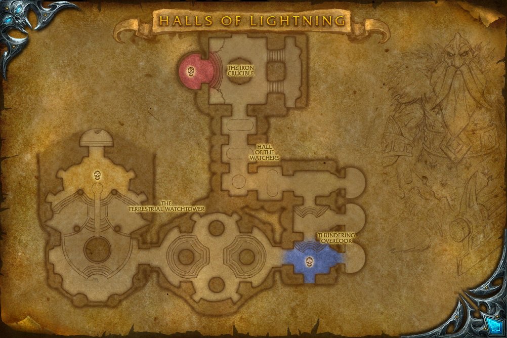 Halls of Lightning map