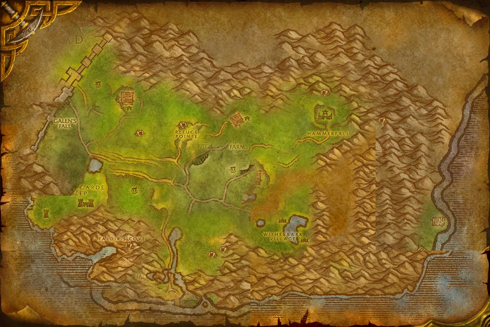Arathi Highlands map