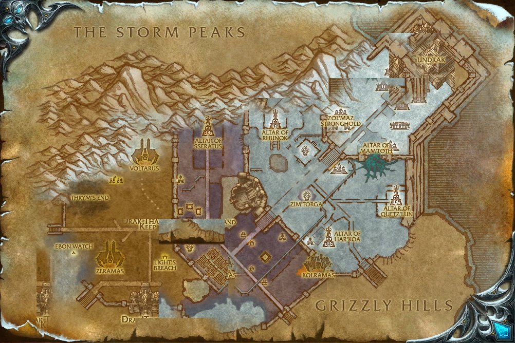 Zul'Drak map