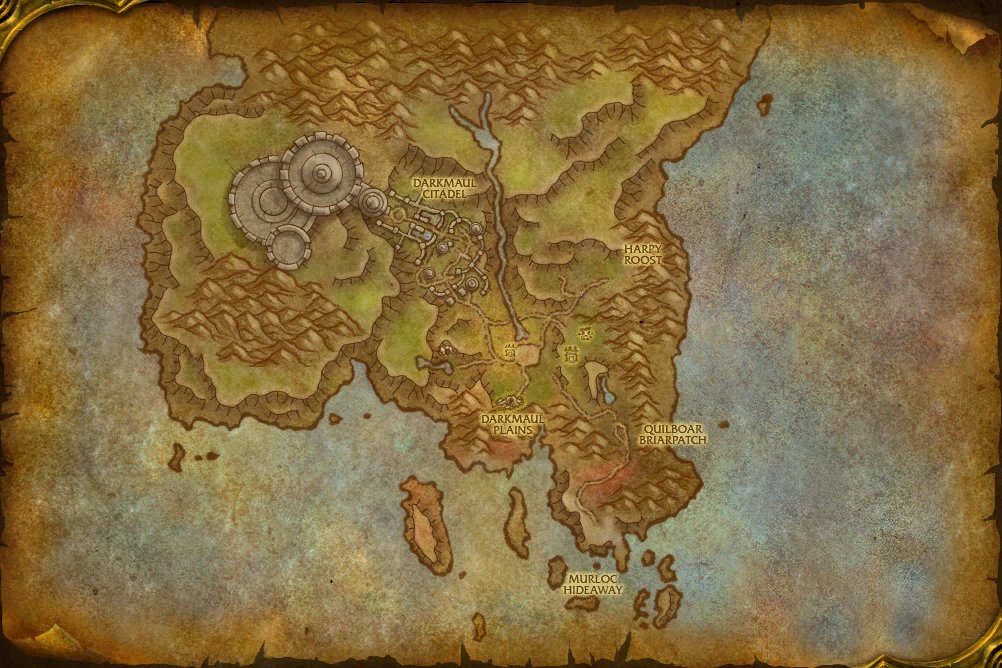 Exile's Reach map