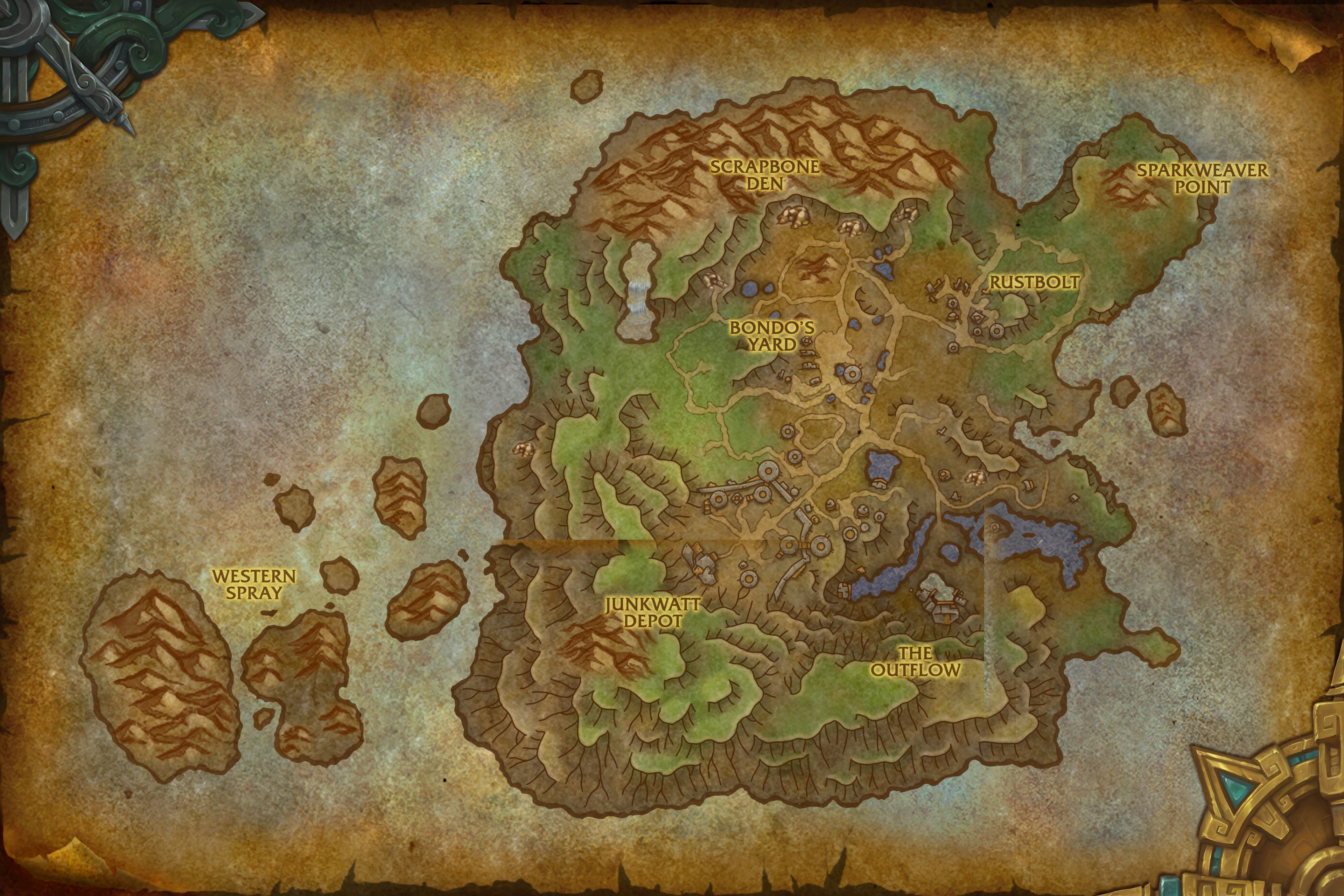 Mechagon Island map
