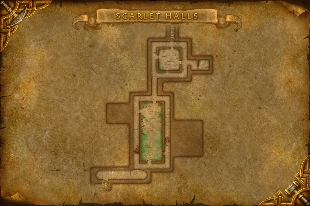 Scarlet Halls map