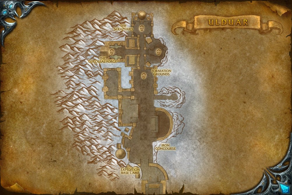 Ulduar map