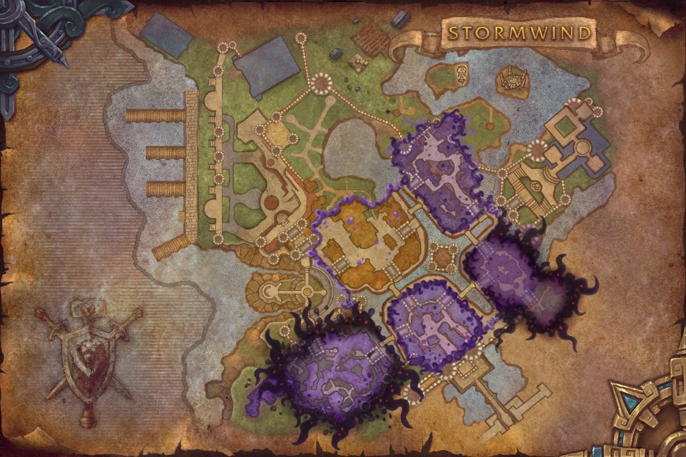 Vision of Stormwind map