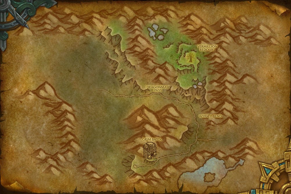 Twilight Highlands map