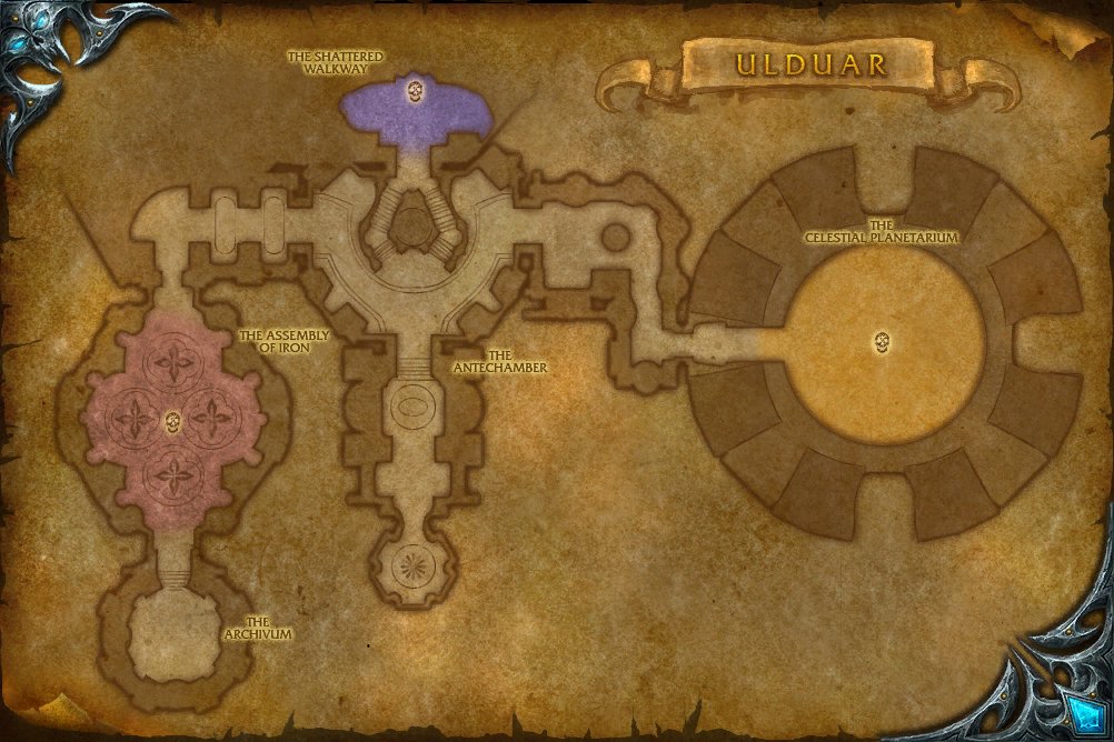 Ulduar map