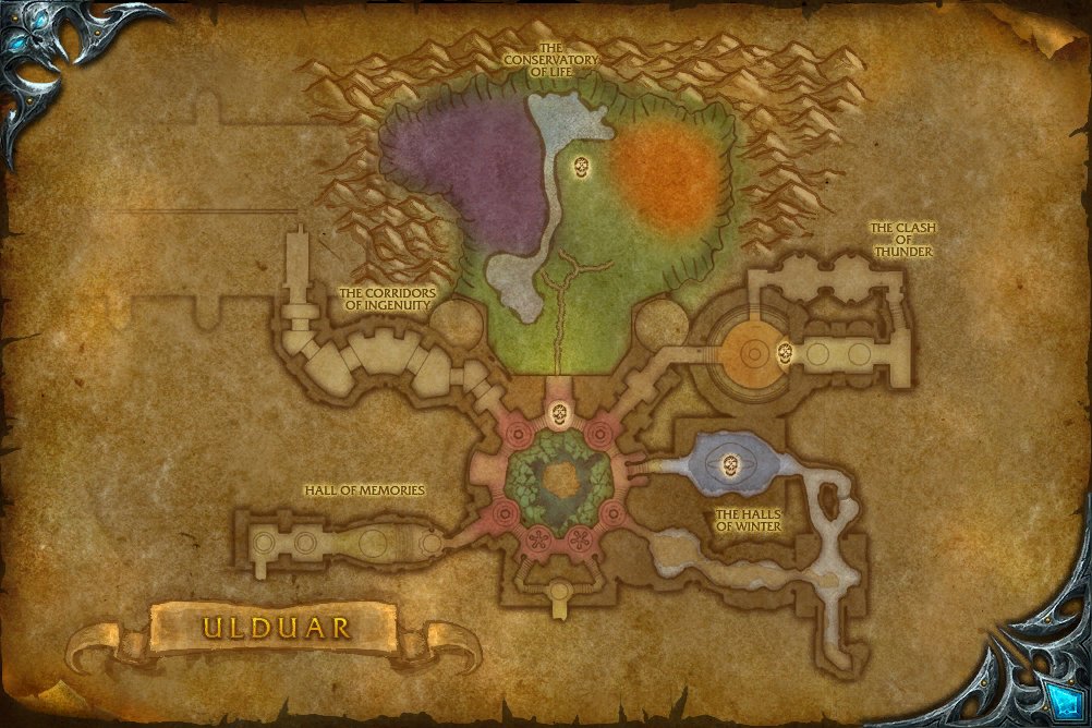 Ulduar map