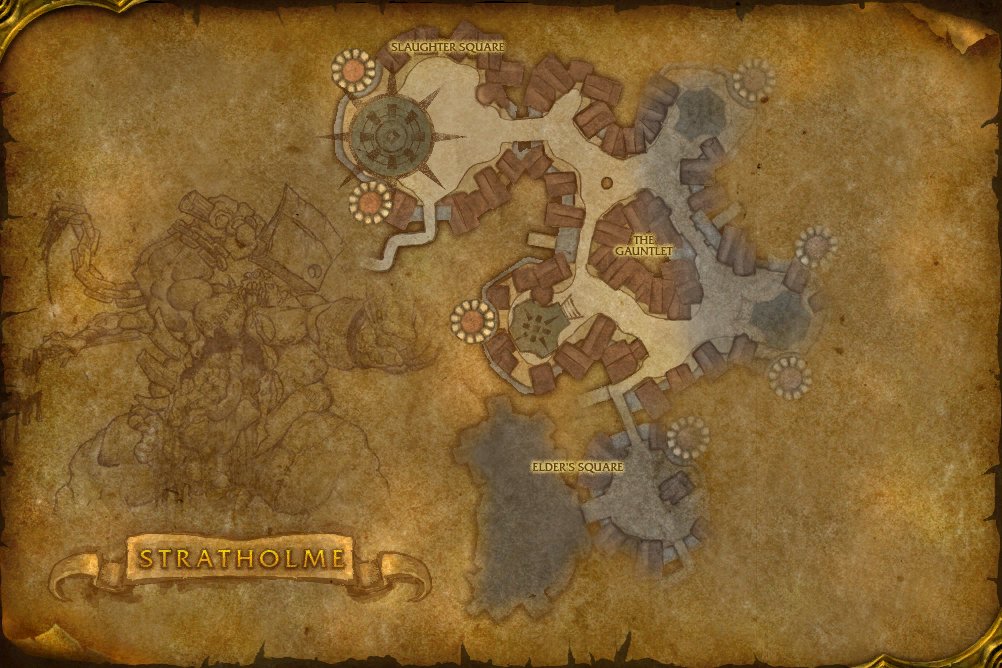 Stratholme map