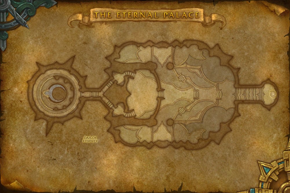 The Eternal Palace map