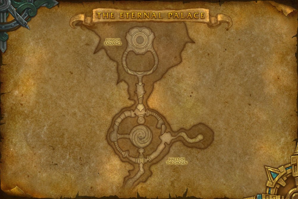 The Eternal Palace map