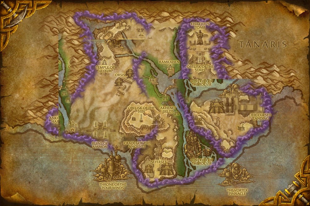 Uldum map
