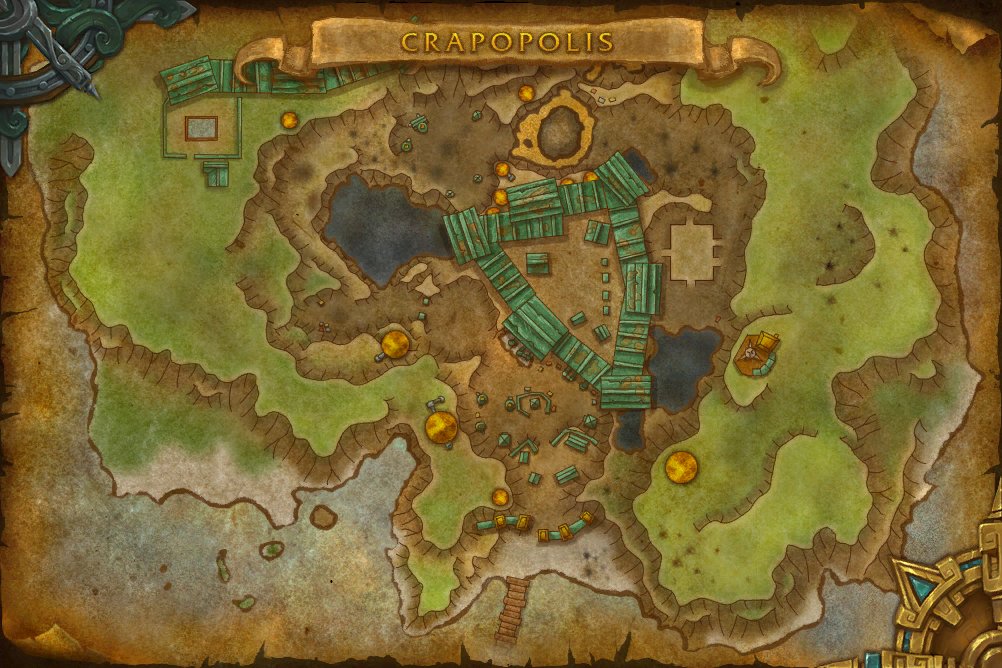 Crapopolis map