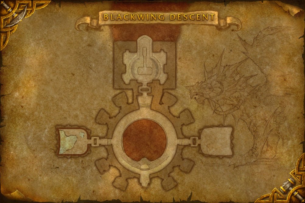 Blackwing Descent map